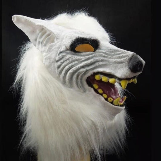 Halloween Wolf Head Wolf Gloves Animal Hood Mask